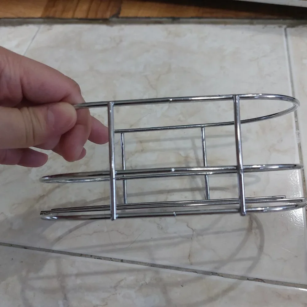 Rectangle Metal Baskets Shower or Sink Basket Suctions BUNDLE of 3